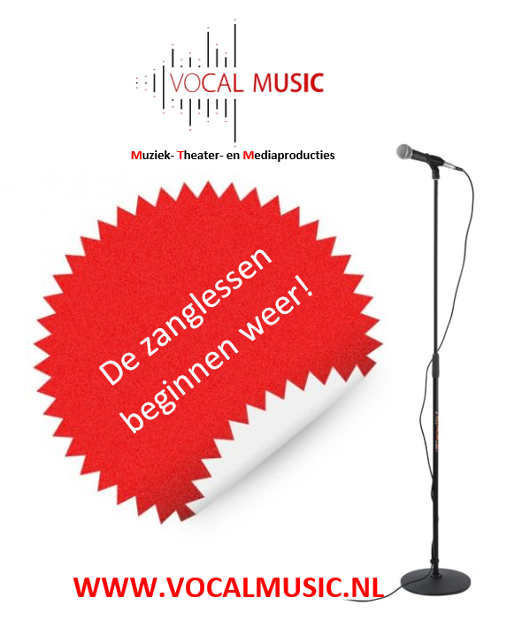 Zanglessen beginnen weer!